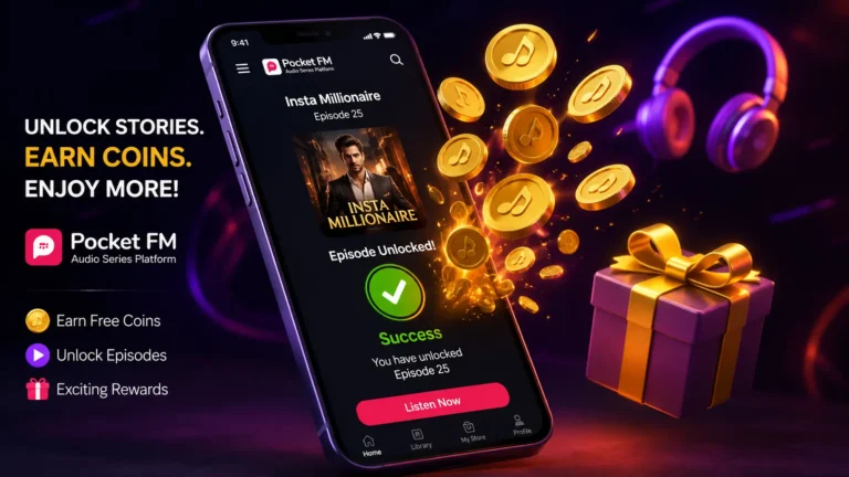 Pocket FM free coins daily