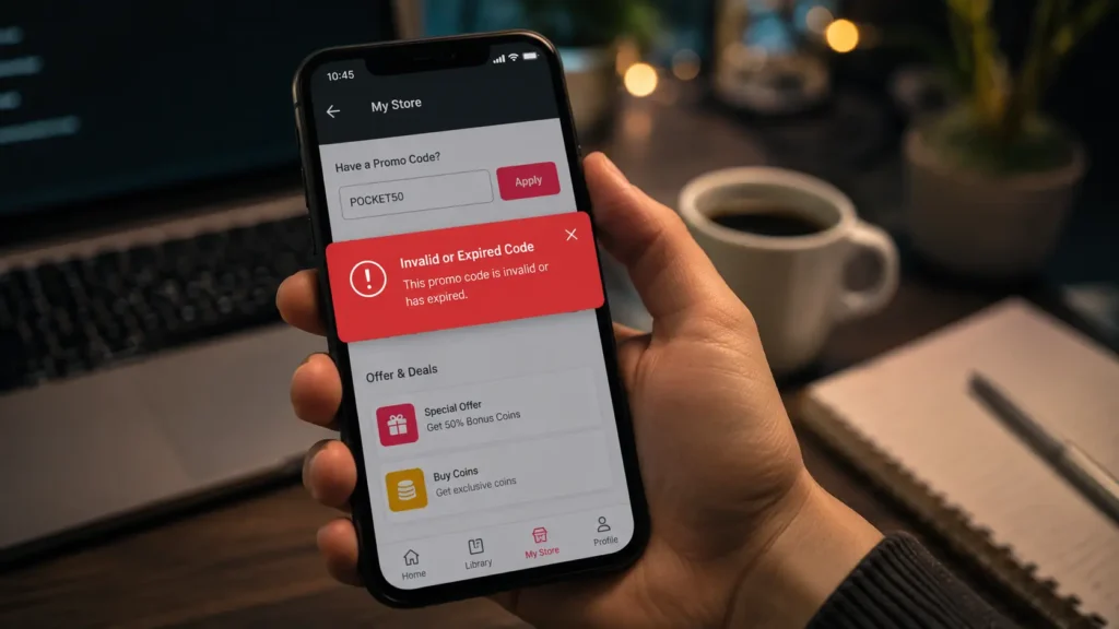 Pocket FM promo code not working